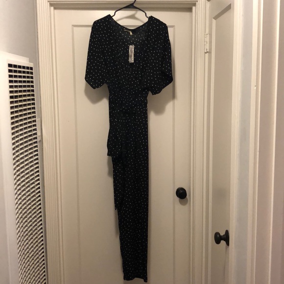 Polka dot black jumpsuit/ romper - Picture 1 of 5